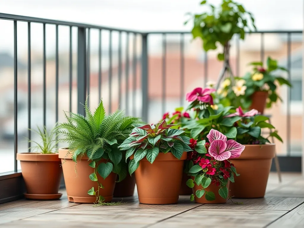 Rośliny na balkon północno zachodni – co posadzić?