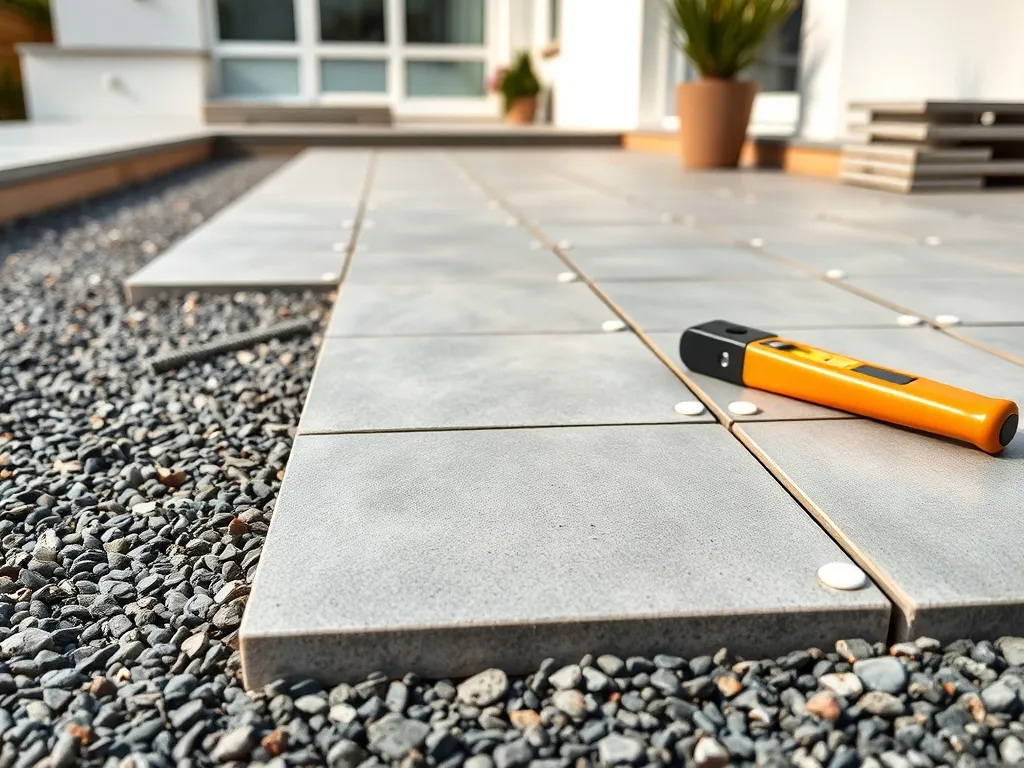 Układanie płytek na tarasie na sucho – poradnik krok po kroku