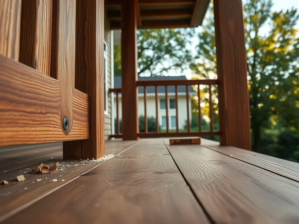 Balkon drewniany na słupach – projekt, budowa, konserwacja