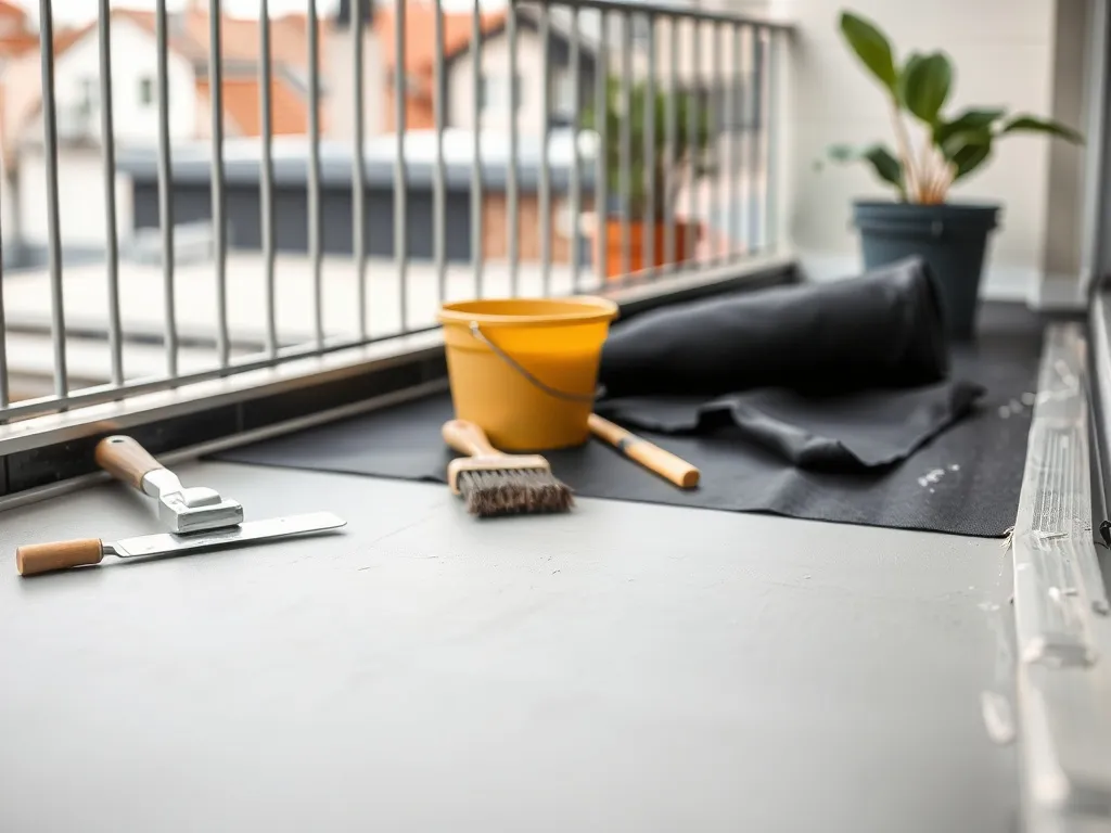 Wylewka na balkon na papę – jak zrobić i zabezpieczyć?