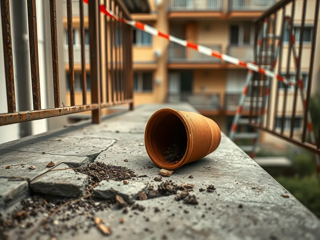 Spadek na balkonie – kto odpowiada i jak zgłosić?