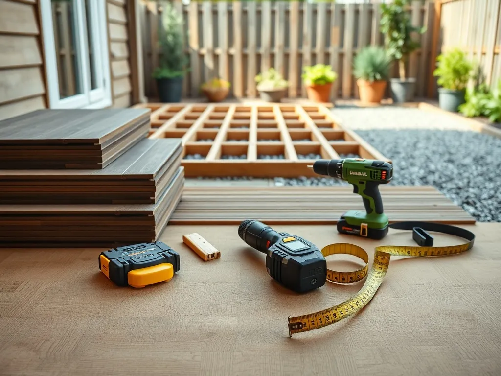 Jak przygotować taras pod deski kompozytowe?