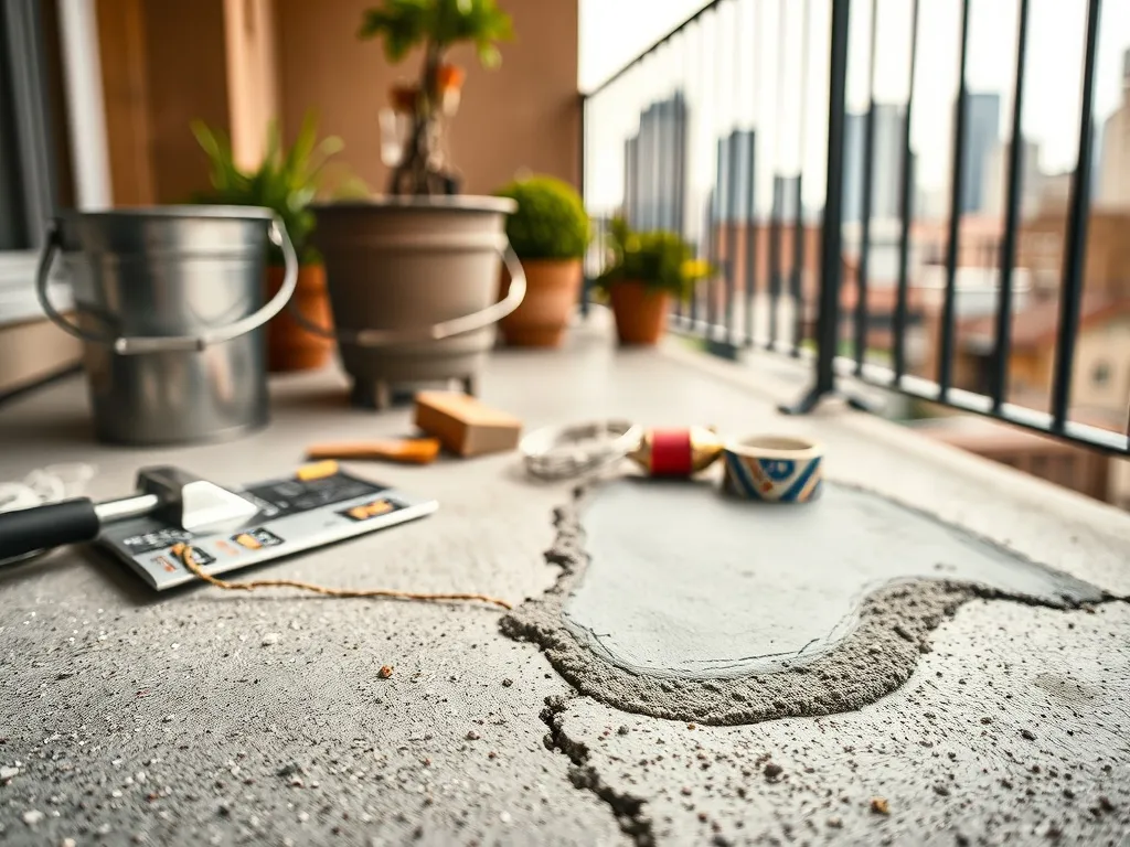 Naprawa betonu na balkonie – jak wykonać krok po kroku?