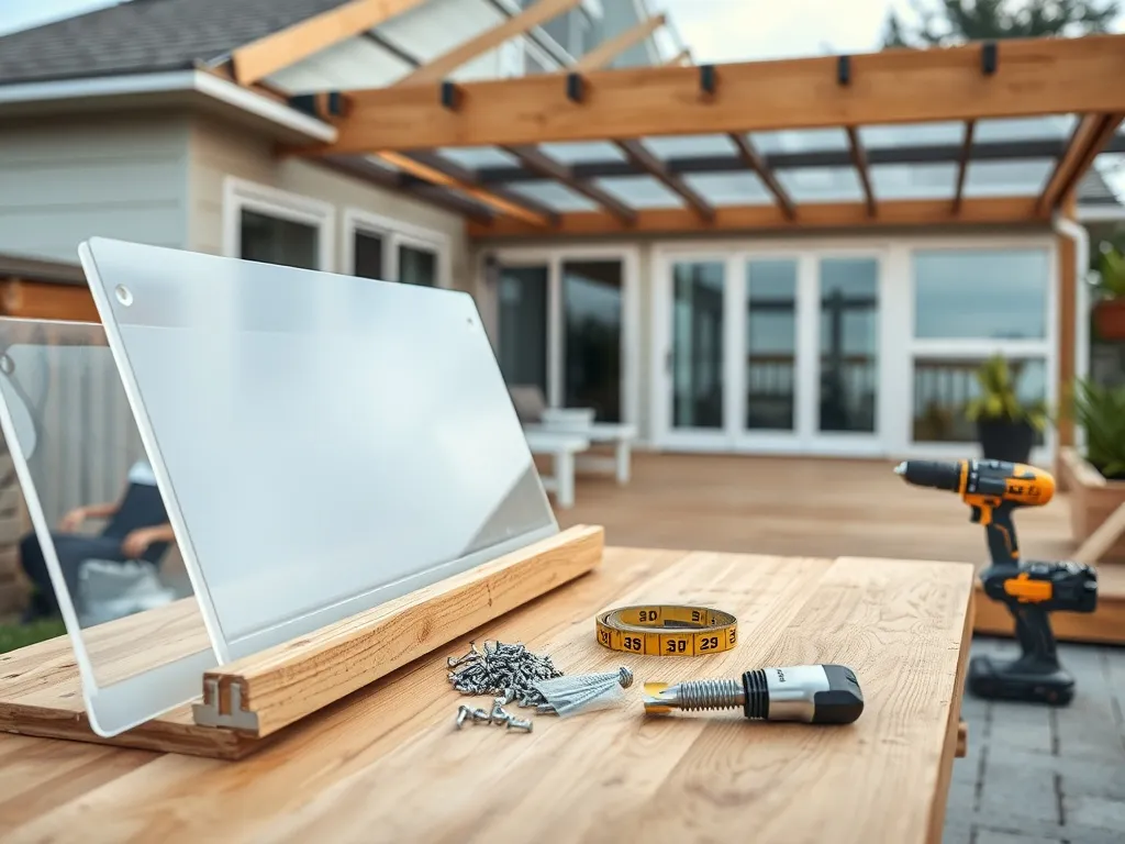 Jak zrobić zadaszenie tarasu z poliwęglanu krok po kroku?