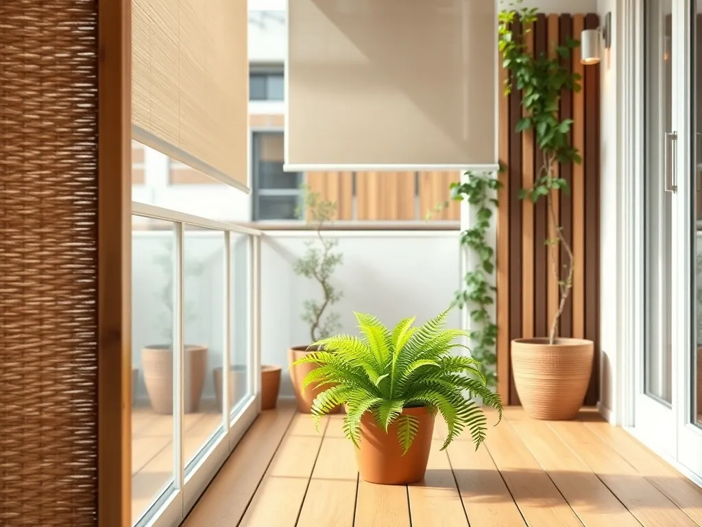 Jak osłonić balkon na parterze?