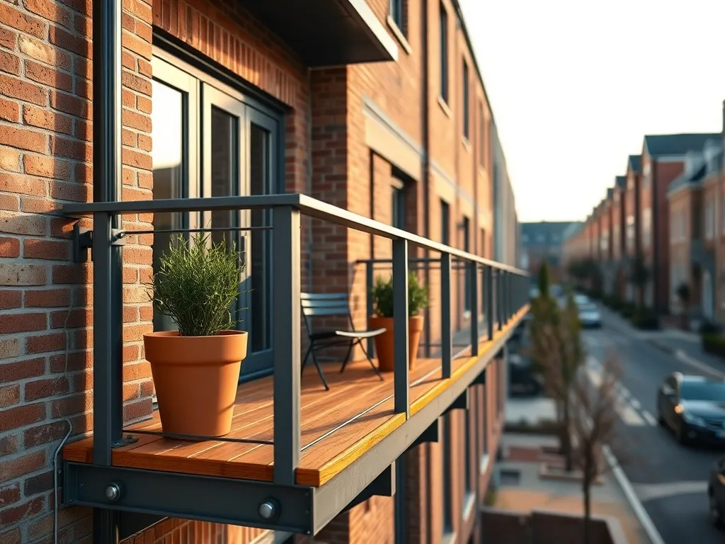 Dobudowa balkonu na słupach - koszt, formalności, wykonanie