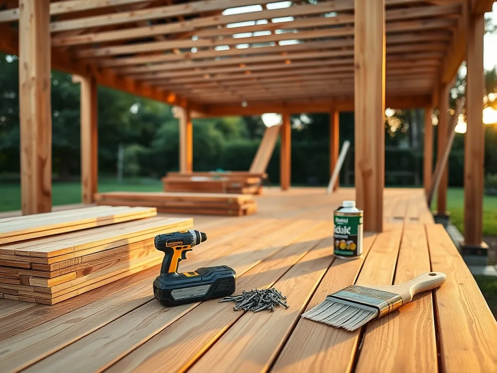 Taras drewniany na słupach – jak go zbudować i pielęgnować?