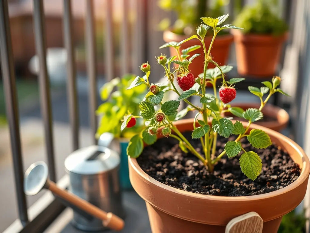 Kiedy sadzić maliny na balkonie?