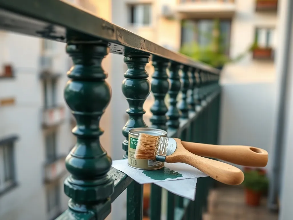 Malowanie balustrady balkonu w bloku – poradnik krok po kroku