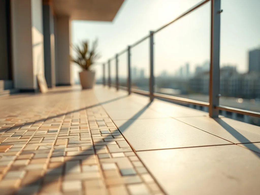 Małe czy duże płytki na balkon?