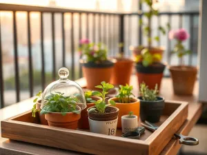 Szklarnia na balkonie – jak urządzić mini ogród w doniczce?