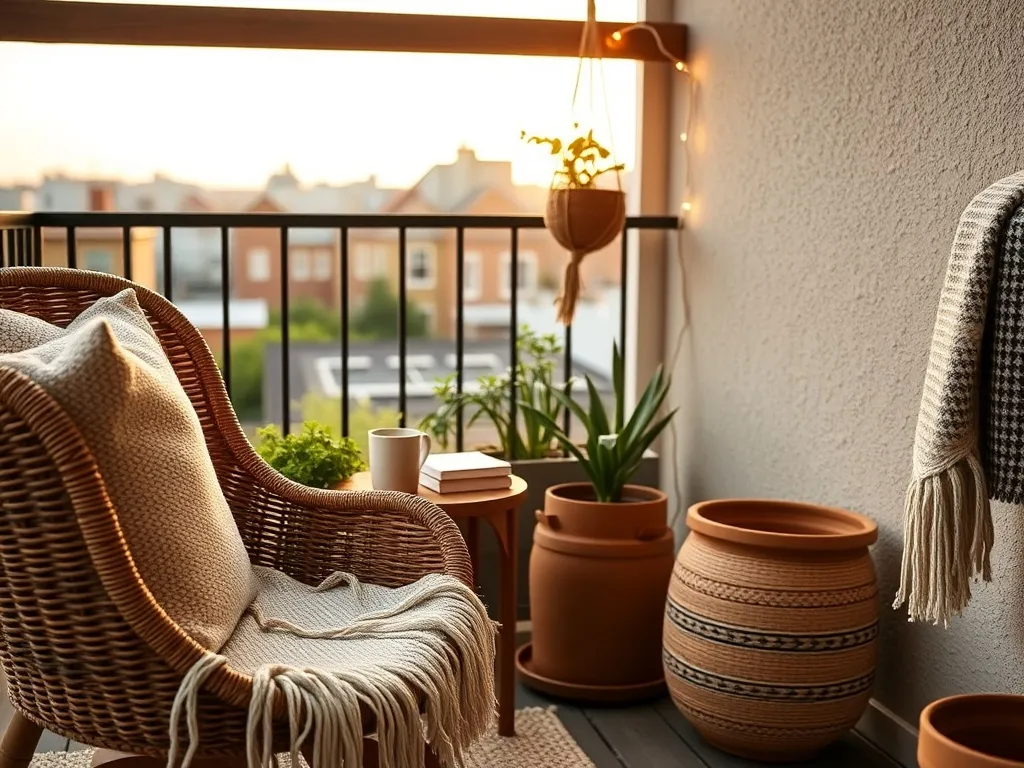 Balkon w stylu boho – jak go urządzić i udekorować?