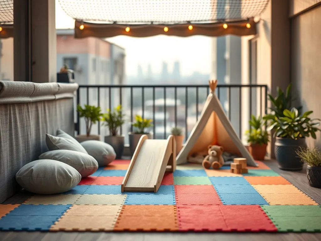 Plac zabaw na balkonie – pomysły, bezpieczeństwo, aranżacja