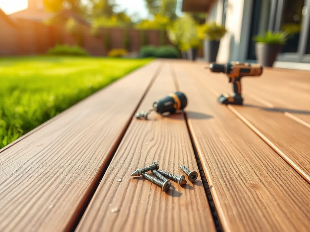 Taras z deski kompozytowej na gruncie – montaż i porady