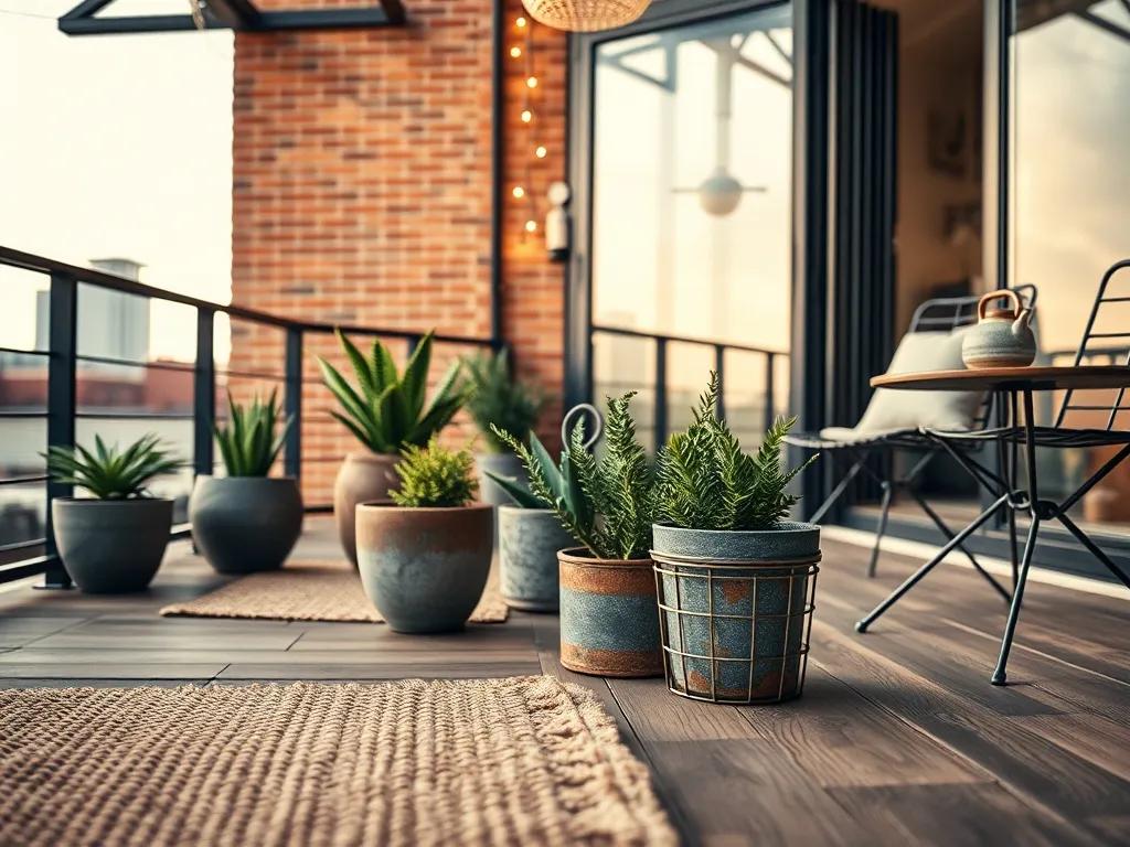 Aranżacja balkonu w stylu loft – pomysły i inspiracje