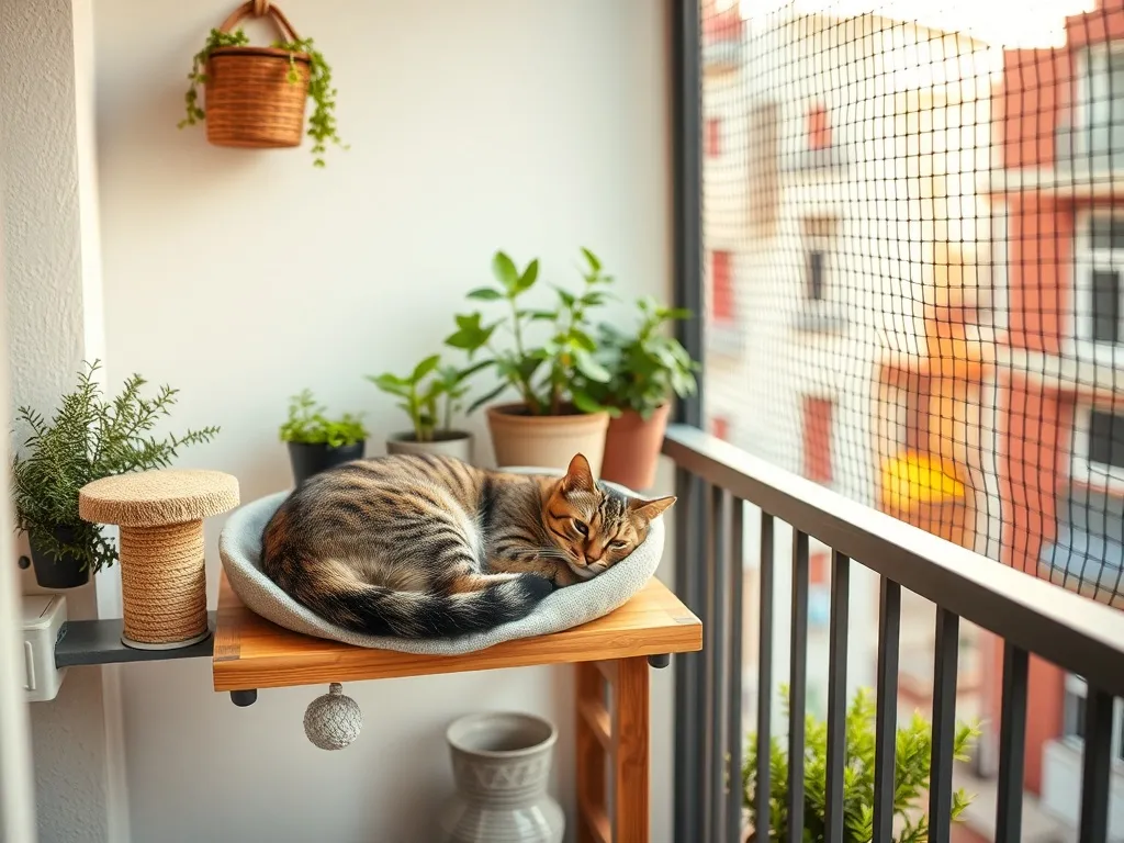 Jak urządzić balkon dla kota? Porady i bezpieczeństwo