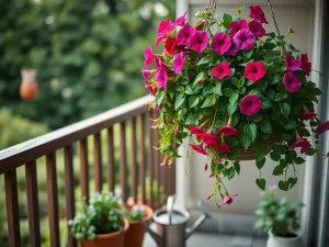 Zwisające kwiaty na północny balkon - jakie wybrać i jak pielęgnować?