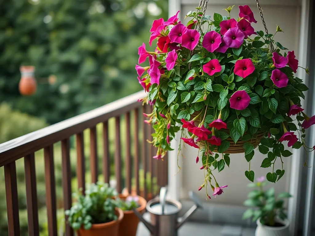Zwisające kwiaty na północny balkon - jakie wybrać i jak pielęgnować?
