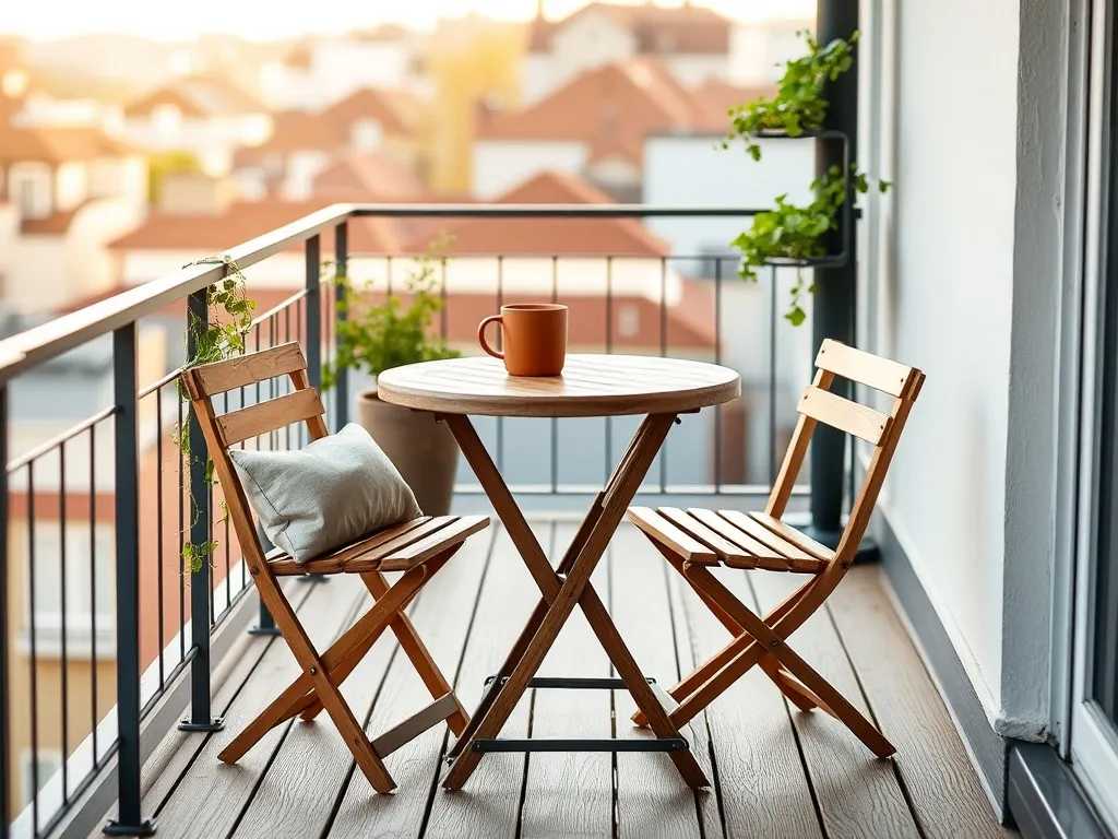 Jakie meble na mały balkon?