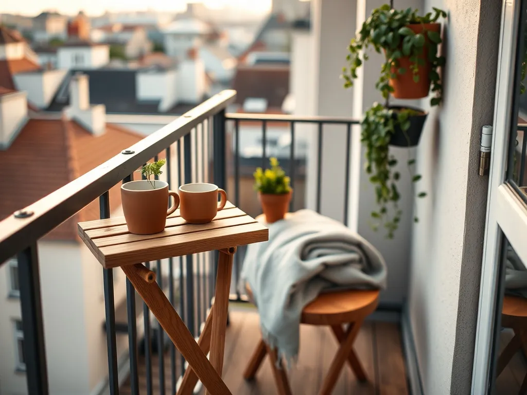 Bardzo wąski balkon – jak go urządzić i wykorzystać?