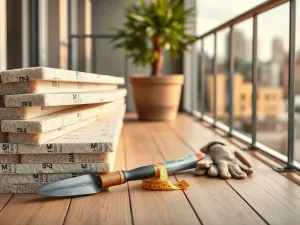 Układanie płytek na balkonie – temperatura i praktyczne wskazówki