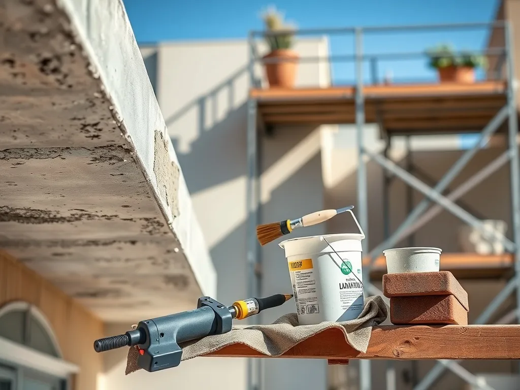 Naprawa balkonu od spodu – metody, zabezpieczenia, koszty