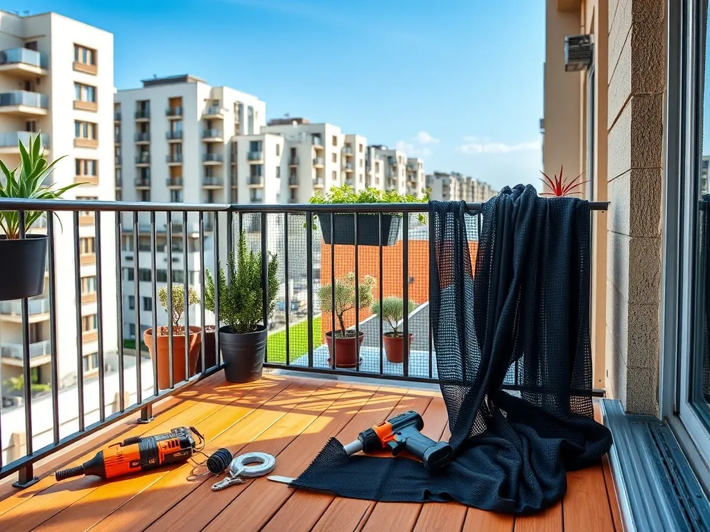 Osiatkowany balkon – zalety, montaż i przepisy