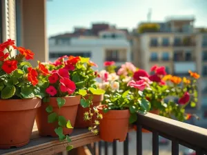 Mało wymagające kwiaty na słoneczny balkon – co wybrać?