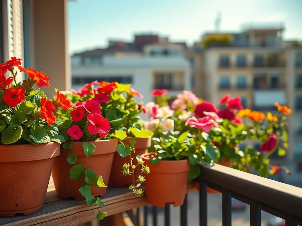 Mało wymagające kwiaty na słoneczny balkon – co wybrać?