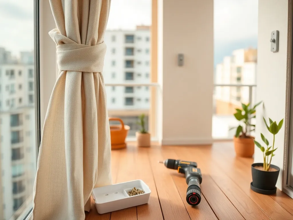 Zasłony na balkon w bloku – jak zamontować?