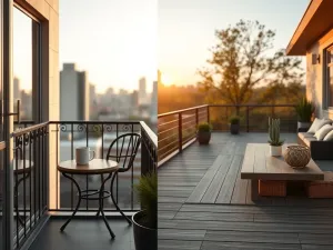 Taras ze spadkiem terenu – projekt i wykonanie