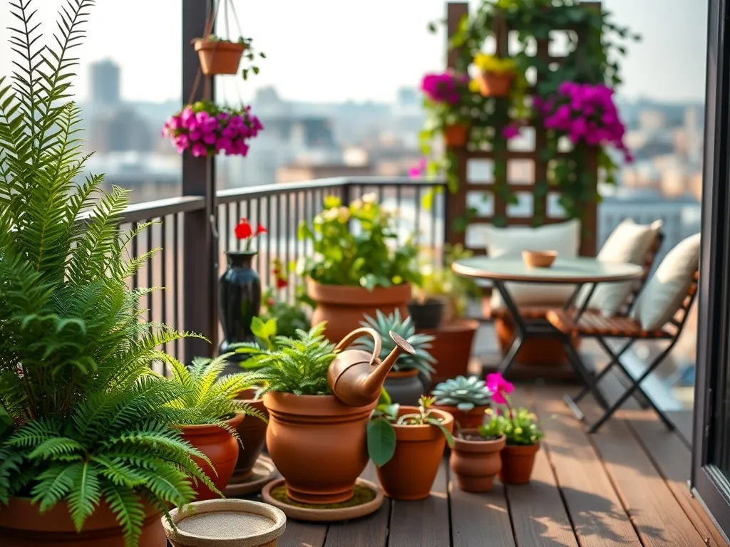 Aranżacja balkonu północnego - jak urządzić i co posadzić?