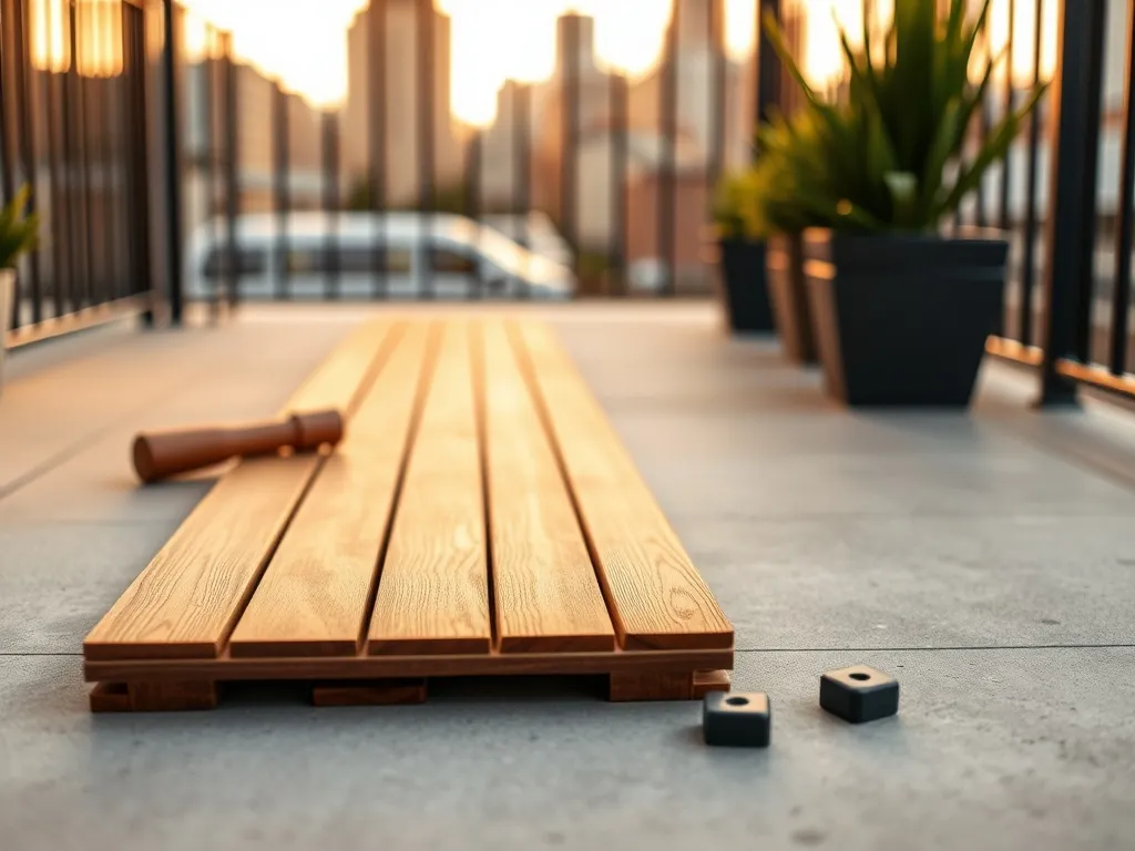 Podest tarasowy – montaż na balkonie