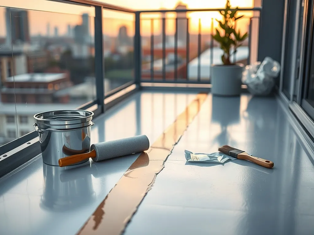 Wykończenie balkonu żywicą: krok po kroku