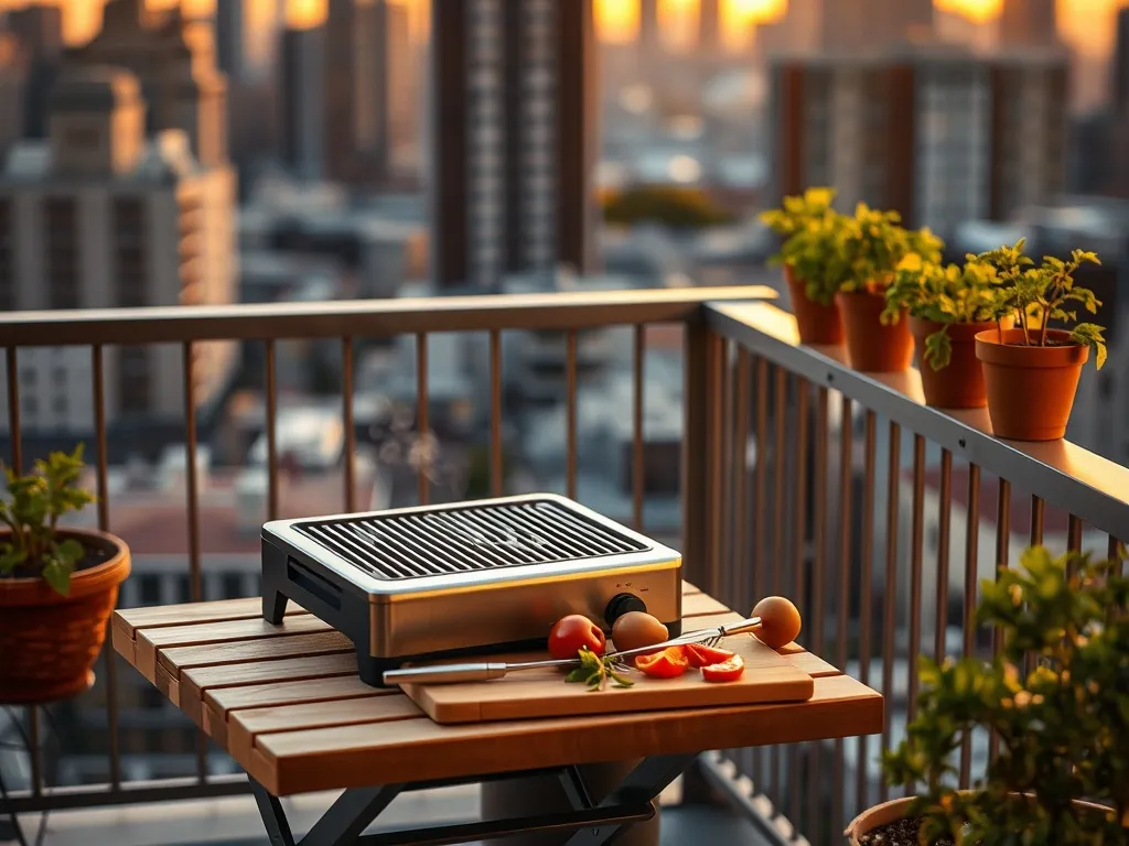 Jaki grill na balkon w bloku?