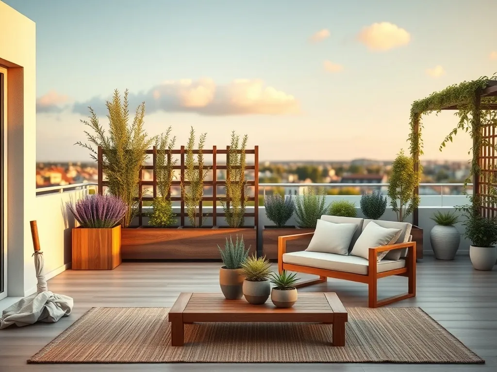 Co na taras niezadaszony? Pomysły na meble, rośliny i osłony